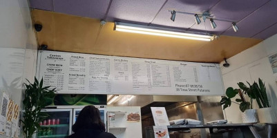 Canton Takeaways menu