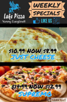 Lake Pizza menu