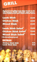 Cafe Anatolia Masterton menu