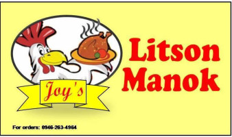 Joy's Litson Manok menu