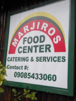 Marjiros Food Center And Catering Services menu