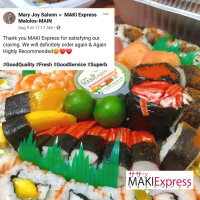 The Maki Express Malolos menu