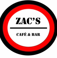 Zac's Cafe menu