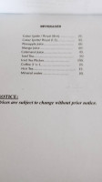 Pagoda Sa Bayan menu