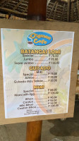 Digman Cafe menu