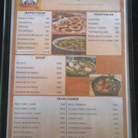 Nanay Intang's menu