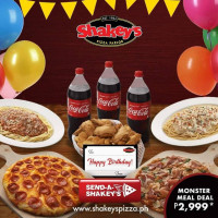 Shakey's Pizza Parlor menu