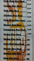 Kubo Sizzling Stop menu