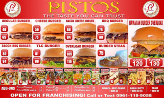 Pistos menu