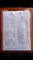 The Shack menu