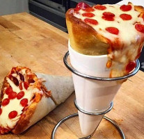 Zeus Pizza Cone food