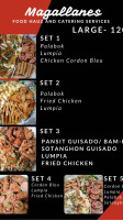 Magallanes Foodhauz And Catering Services menu