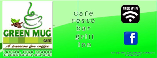 Greenmug menu