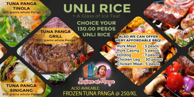 Kusina Ni Maya menu