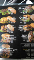 Brand X Burgers Tanauan City menu