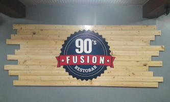 90's Fusion Restobar menu