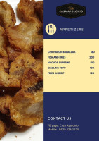 Casa Apolonio menu