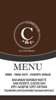 Comedor menu