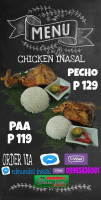 Chicken Inasal menu