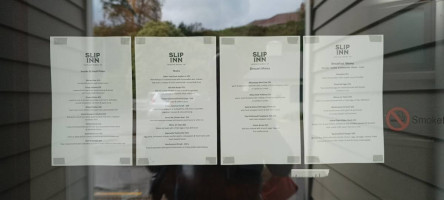 Slip Inn menu