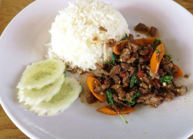 De' Ma Na แปดริ้ว วิวทุ่งนา food