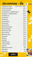 ร้านอาหารร่มไม้ชายคา menu