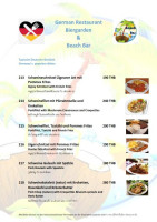 Noi Beach menu