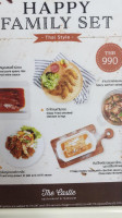 เดอะ คาสเซิล เรสเทอรองท์ แอนด์ ที รูม menu