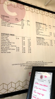 Pvr Cafe menu