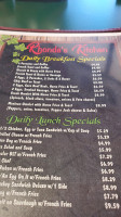 Pizza Inn Box menu