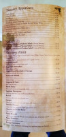 Matheson Cafe menu