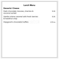 Chambers Bar Restaurant Morrinsville menu