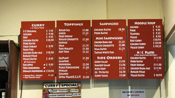 Taj (tiffins And Fast Foods) menu