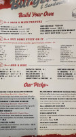 Fitzy's Fast Food menu