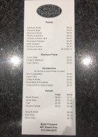 Veranda menu