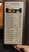 The Marina menu