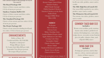 Master Of India menu