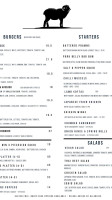 Black Sheep Atrium Gallery menu