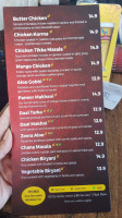 Malabar Taupo menu