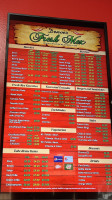 Claudis Corner menu