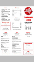 Nellie Mae's Food Caravan menu