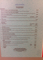 Trout Restaurant Cafe/bar menu