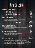 Black Sheep Atrium Gallery menu