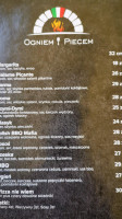 Paseo Rizal Mayagay menu