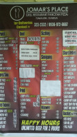 Camille's And Bulaluhan menu