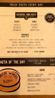 Cafe Uno menu