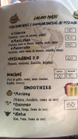 Fontanilla's menu