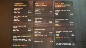 152 Cafe menu