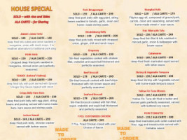 Clementes Cuisine menu