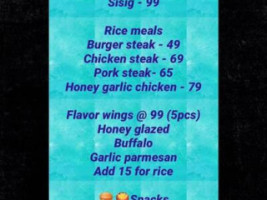 Rapsa Cafe And menu